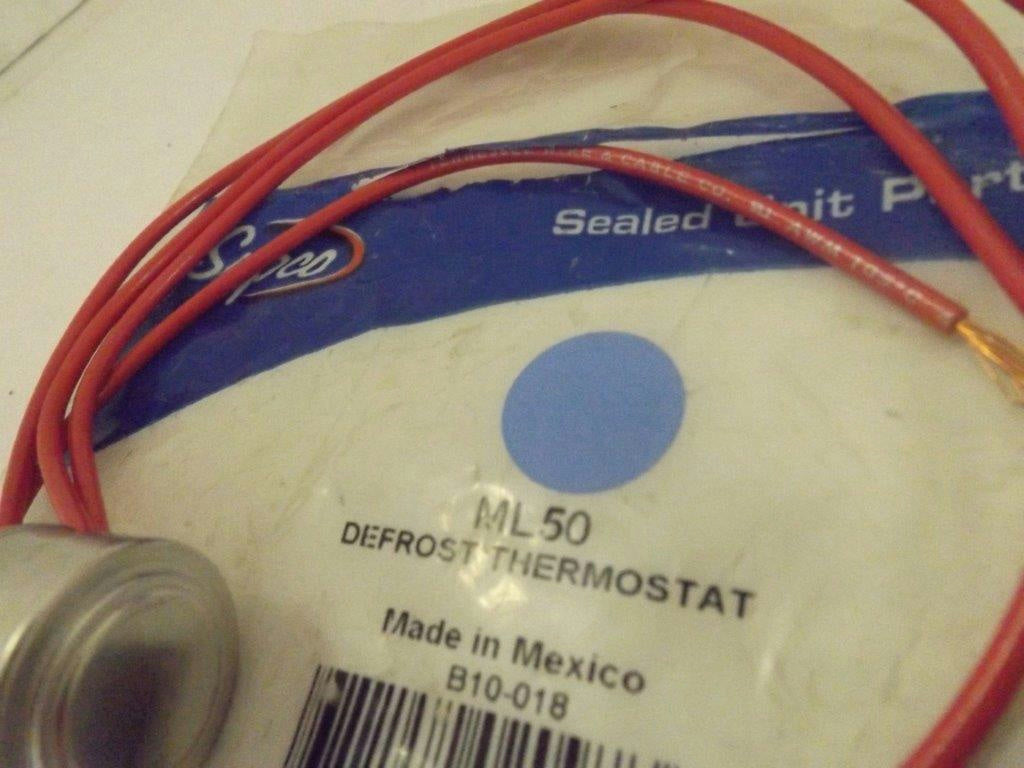 SUPCO REFRIGERATOR ML50 DEFROST THERMOSTAT NEW SUPCO REFRIGERATOR ML50 DEFROST THERMOSTAT NEW
